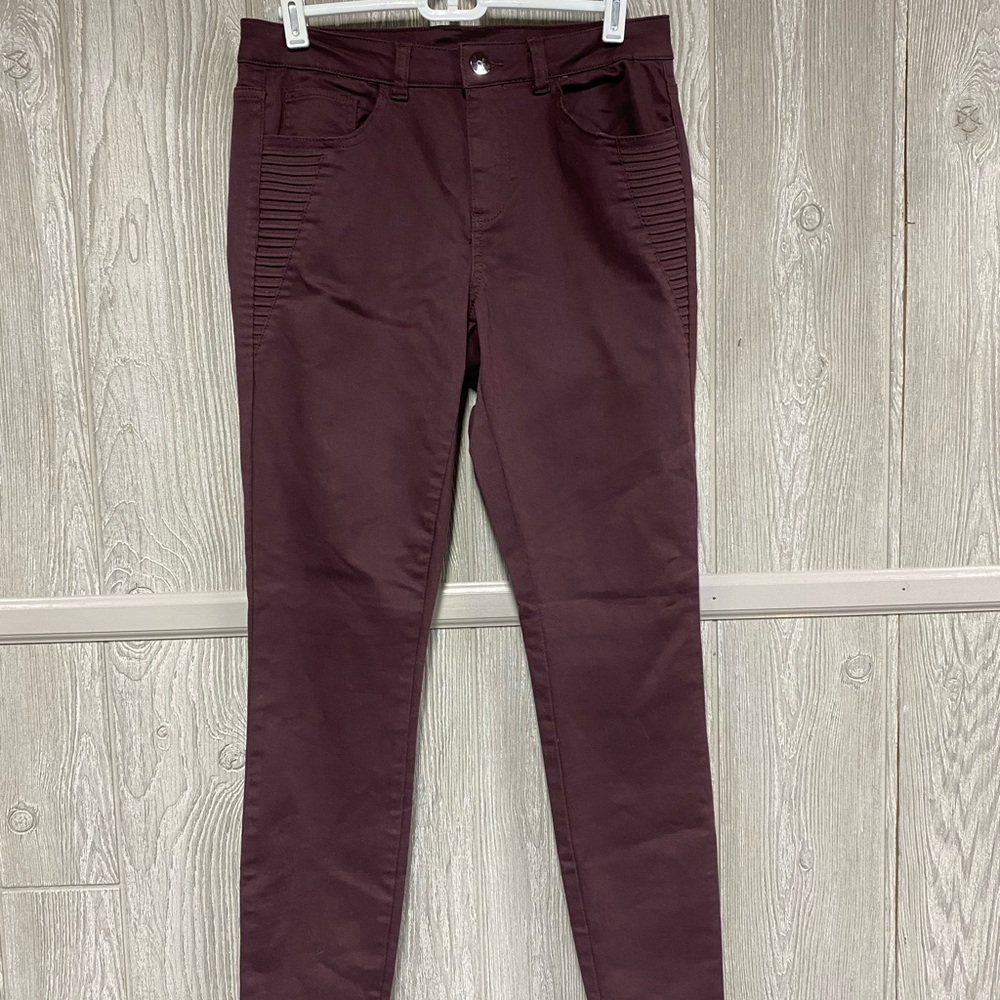 Eggplant Purple Calvin Klein Stretch Jeans S2 NWOT
